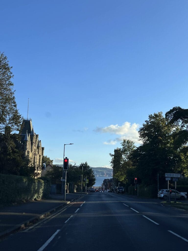 road trip from Glasgow to Helensburgh