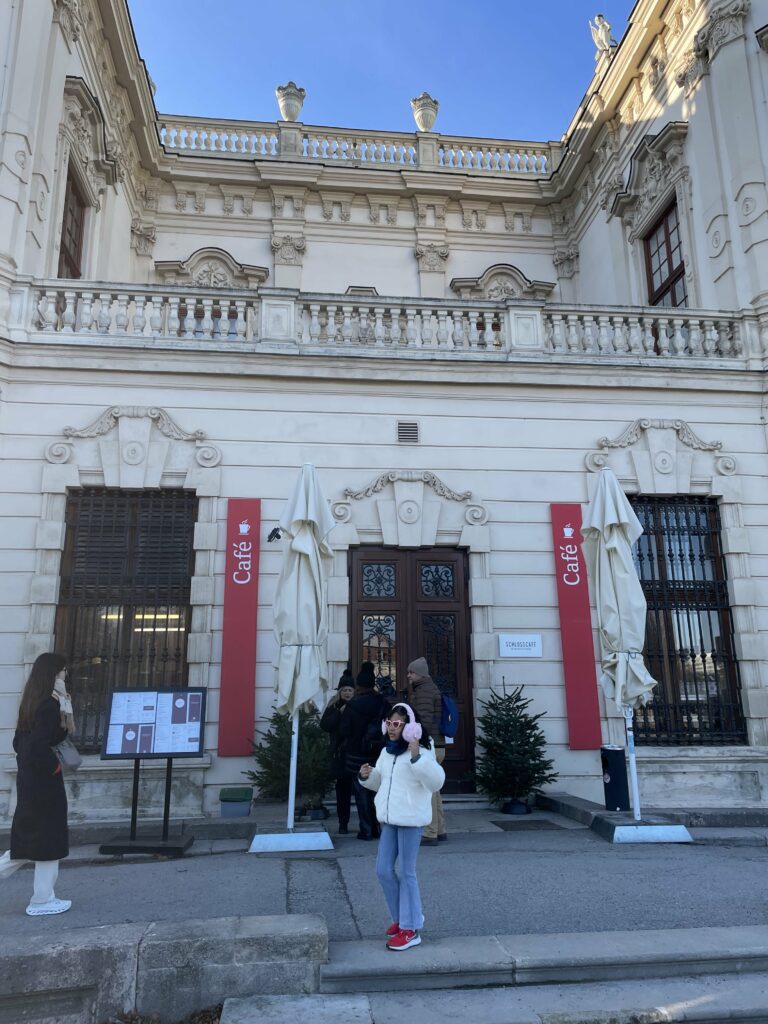 Vienna Belvedere palace cafe