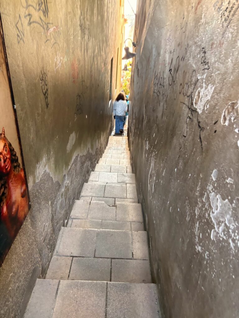 Golden Lane Prague narrow street