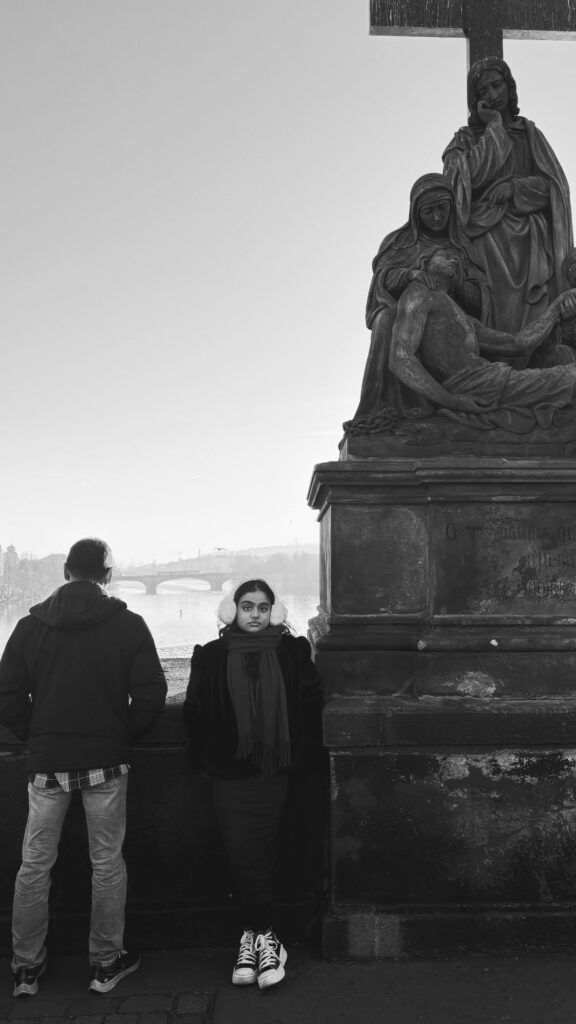 Charles Bridge Prague winter