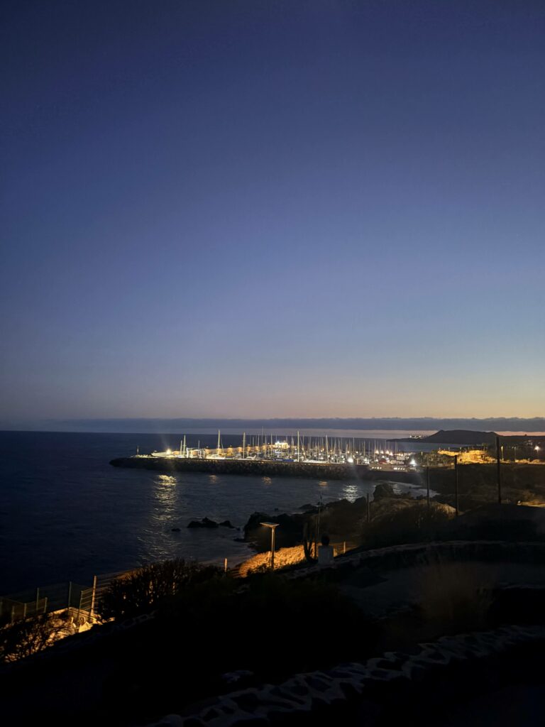 An evening in Tenerife