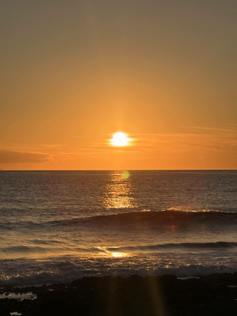 Sunset over Playa de las Américas, Tenerife