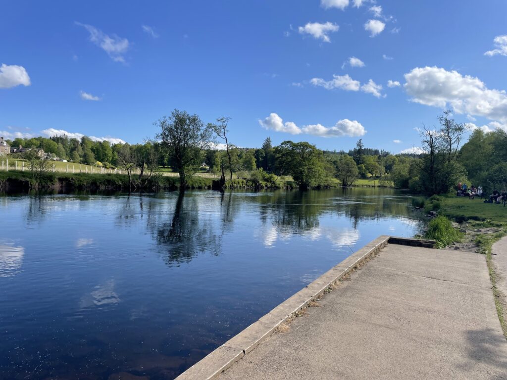 Riverside walk in Callander, Scotland