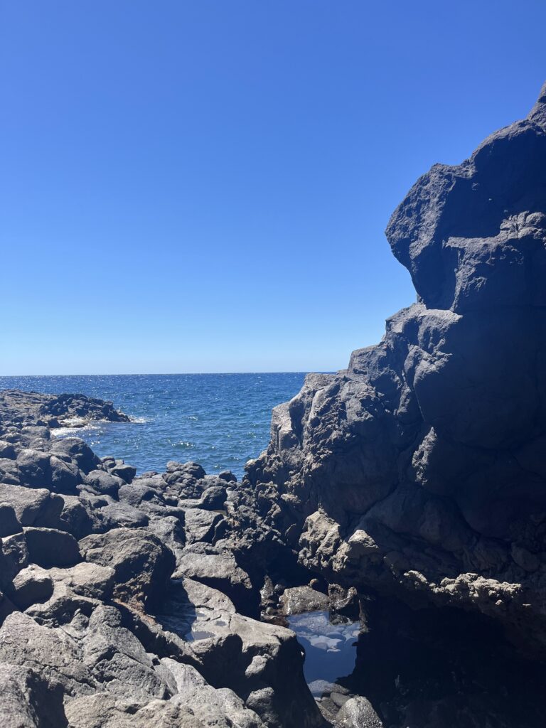 Tenerife Family Holiday lava rock