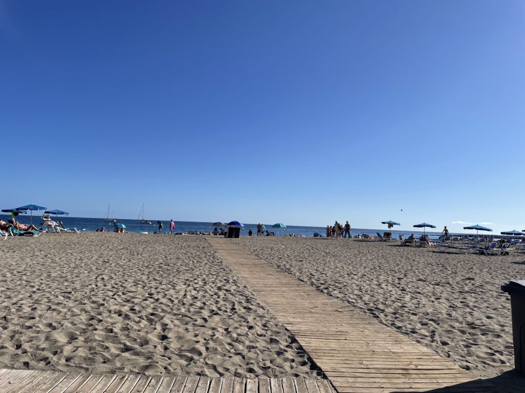 Tenerife sandy beach