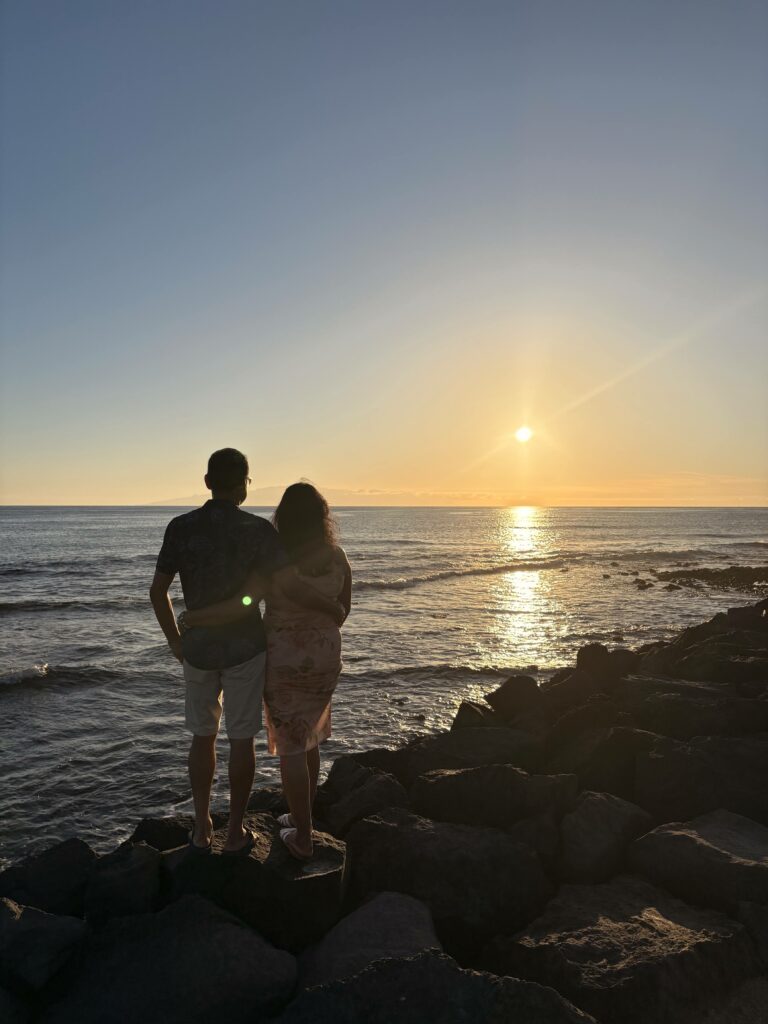 Tenerife Family Holiday Sunset