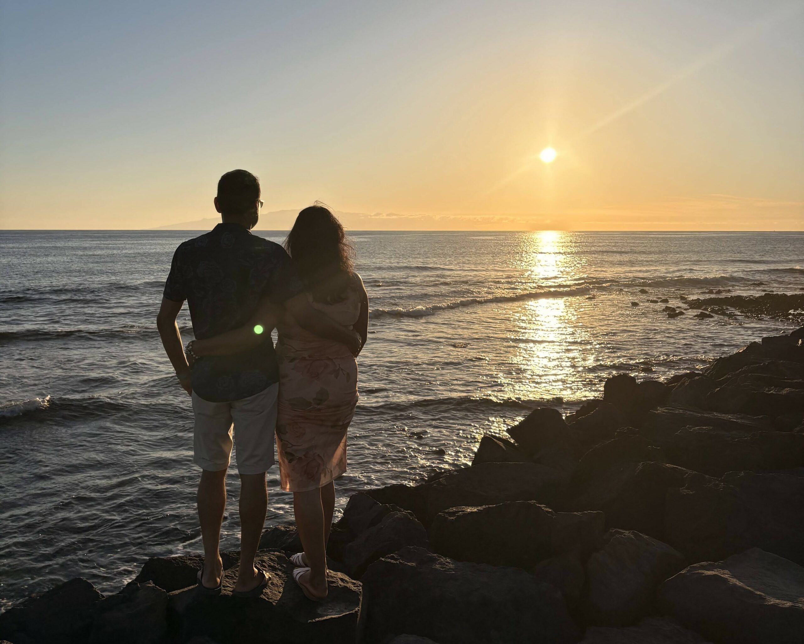 Tenerife Family Holiday Sunset